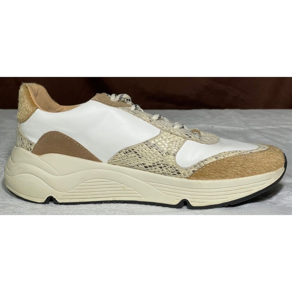 Oasis Society Size 6 Leopard Cheetah Beige Fur Women’s Sneaker w/ Original Laces - Picture 10 of 12